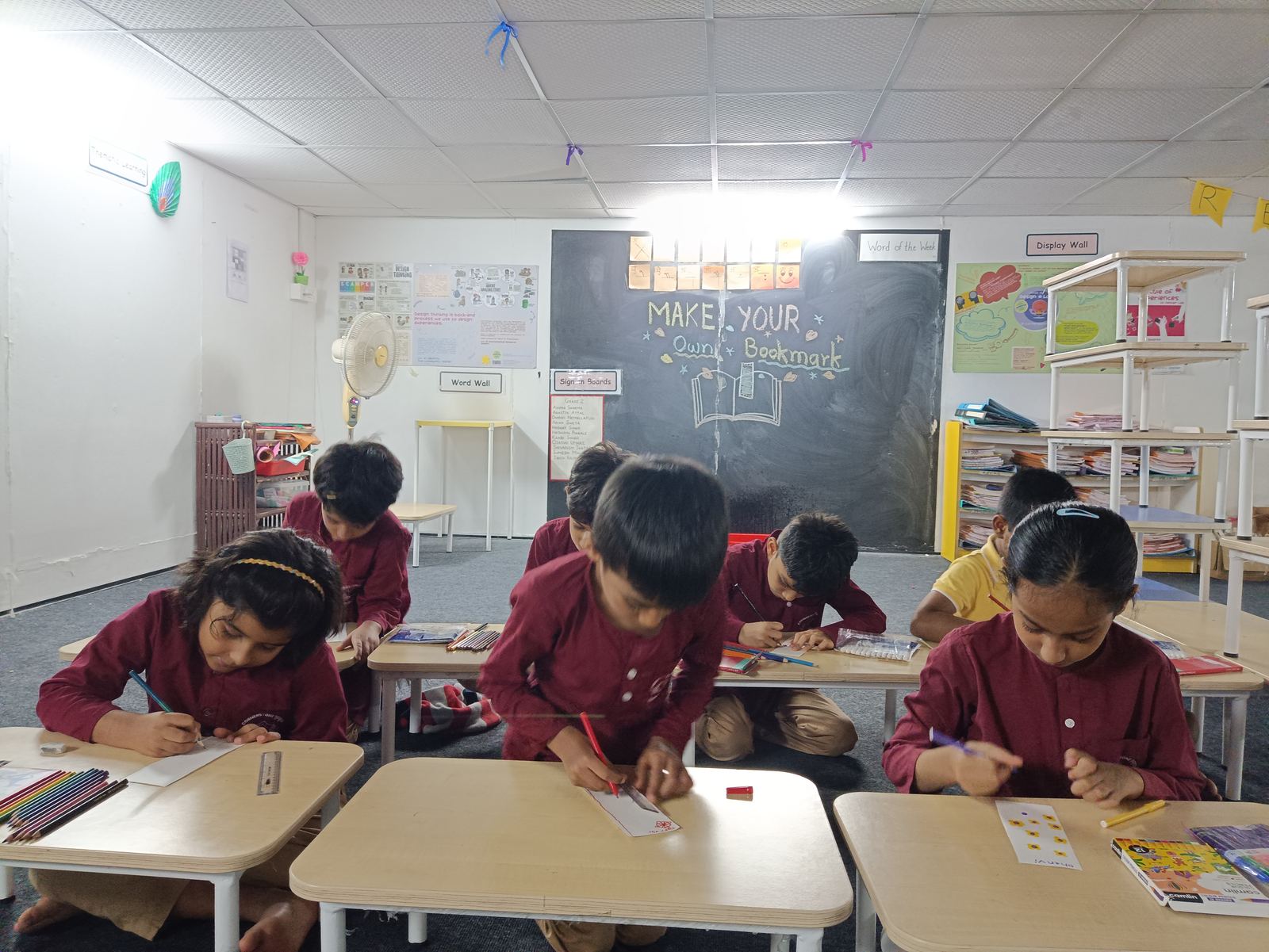 A Gurukul class at work
